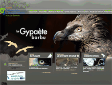Tablet Screenshot of gypaete-barbu.com